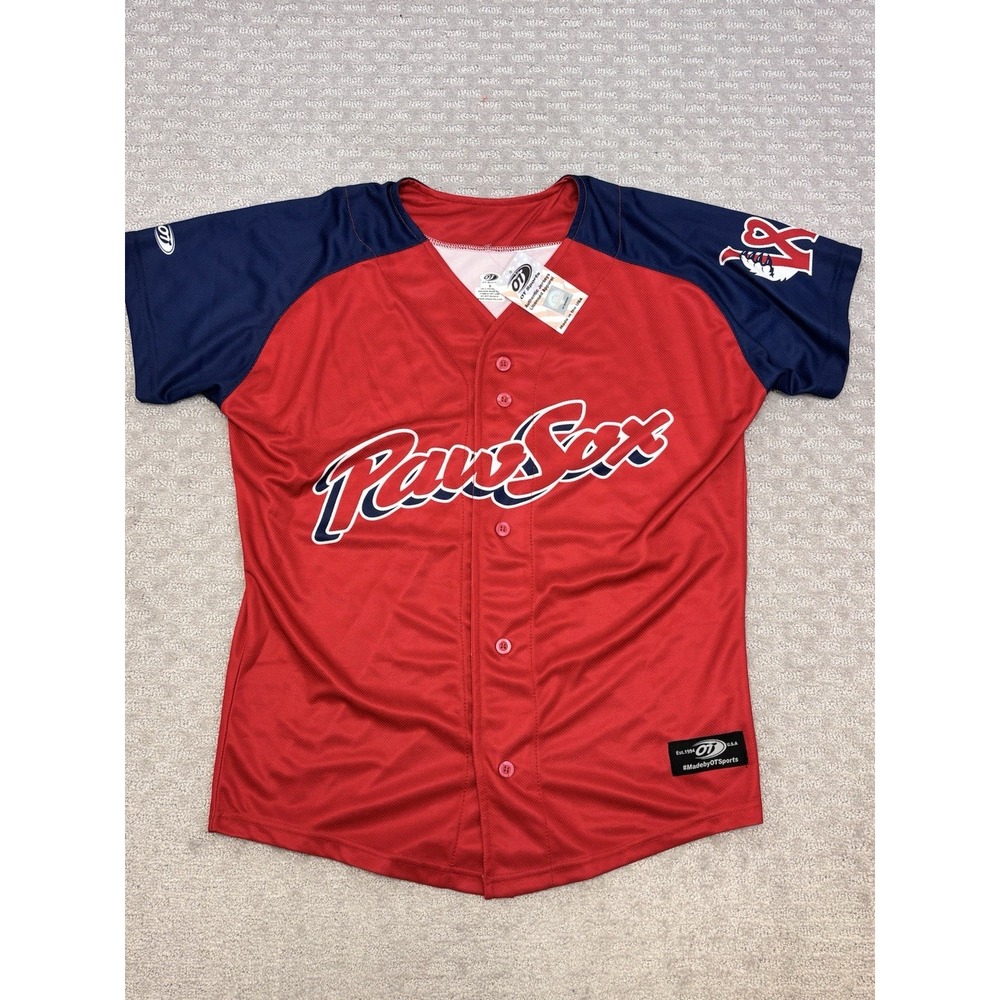 Pawtucket PawSox Woo Sox Jersey Men's Small Red Sox Minor League Worcester Read